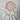 Macrame Dreamcatcher White And Pink 16Cm.