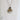Necklace Round Capiz With Brown Cord