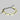 Bracelet Cowrie Grey Cord