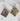 Earring Blacklip Square