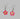 Earring Clay Flower Design With Silver Bead.