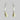 Earring White Pukka With Dangling Cowrie .