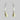 Earring White Pukka With Dangling Cowrie .