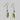 Earring With Sliced Cowrie And Clear Blue Beads