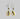 Earring With Sliced Cowrie And Clear Brown Beads
