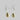 Earring With Sliced Cowrie And White Beads
