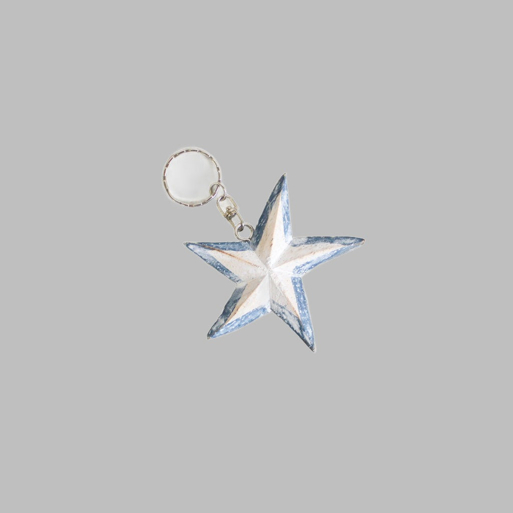 Nautical Keyring Starfish Key Ring