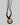 Necklace Black Cord Coco Inlay Fishbone
