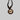 Necklace Black Cord Coco Inlay Fishbone
