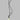 Necklace Black Cord White Fish