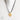 Necklace Black Cord With Brownlip Cross