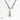 Necklace Black Cord With Plated Shell