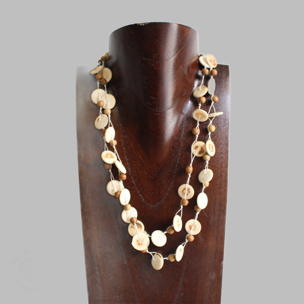 Necklace Coco With Wooden Beads 18