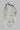 Necklace Hammer Shell Square Cut 3 Strands.