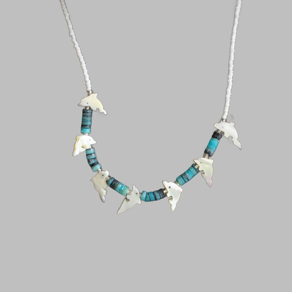 Necklace Kids Trocha With Dolphin Blue