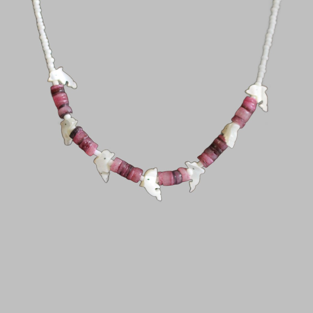 Necklace Kids Trocha With Dolphin Pink
