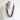 Necklace Shell Square 3 Strands Black