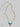 Necklace white nassa blue bead with sharks tooth. Bracelet