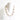 Necklace White Pukka With Olive Shell 18