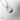Necklace With Brown Bead Cord And Resin Inlay Disk 10