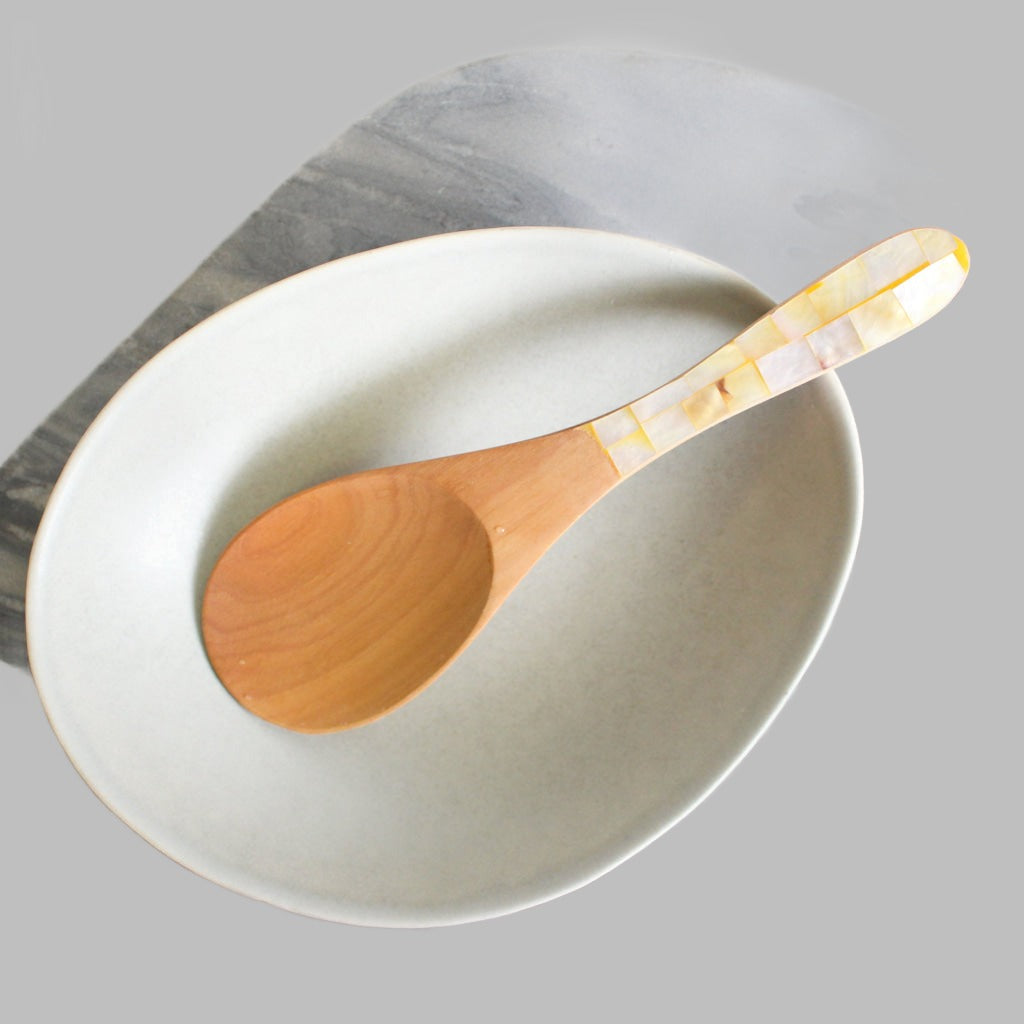 Serving Spoon With Shell Handle Home Décor