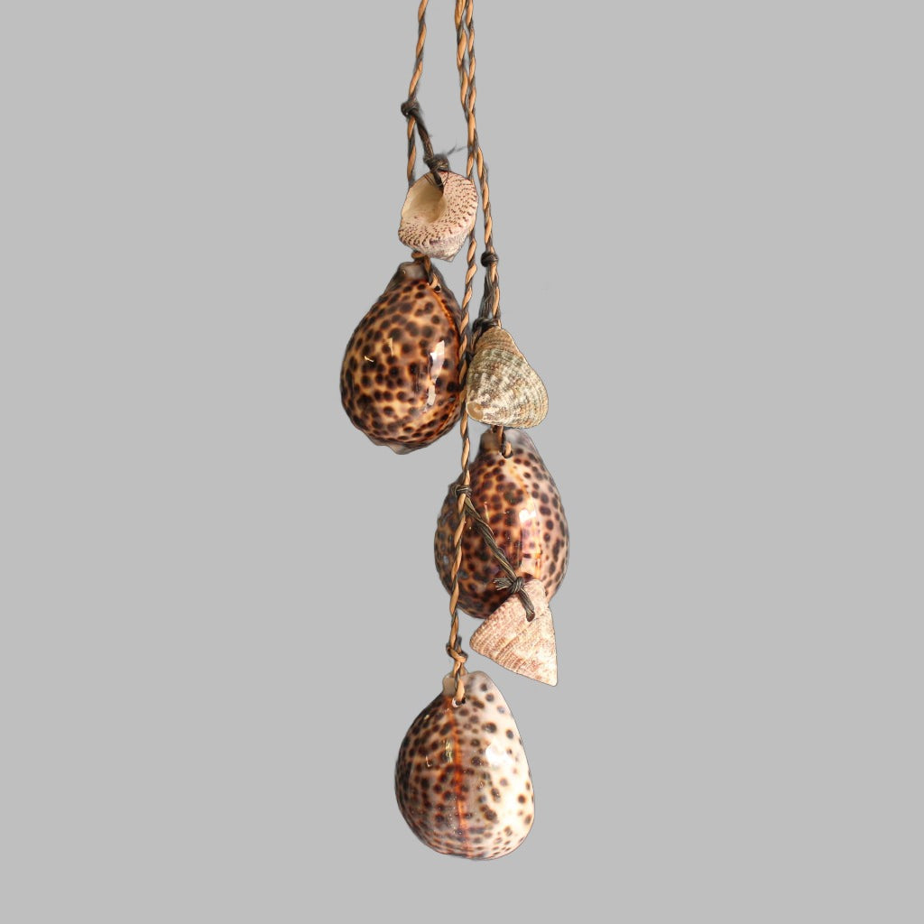 Tiger Cowrie Three Piece Wind Chime Hangers & Chandeliers