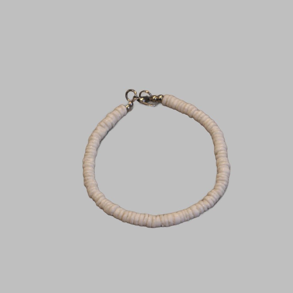White Shell 4-5Mm Bracelet