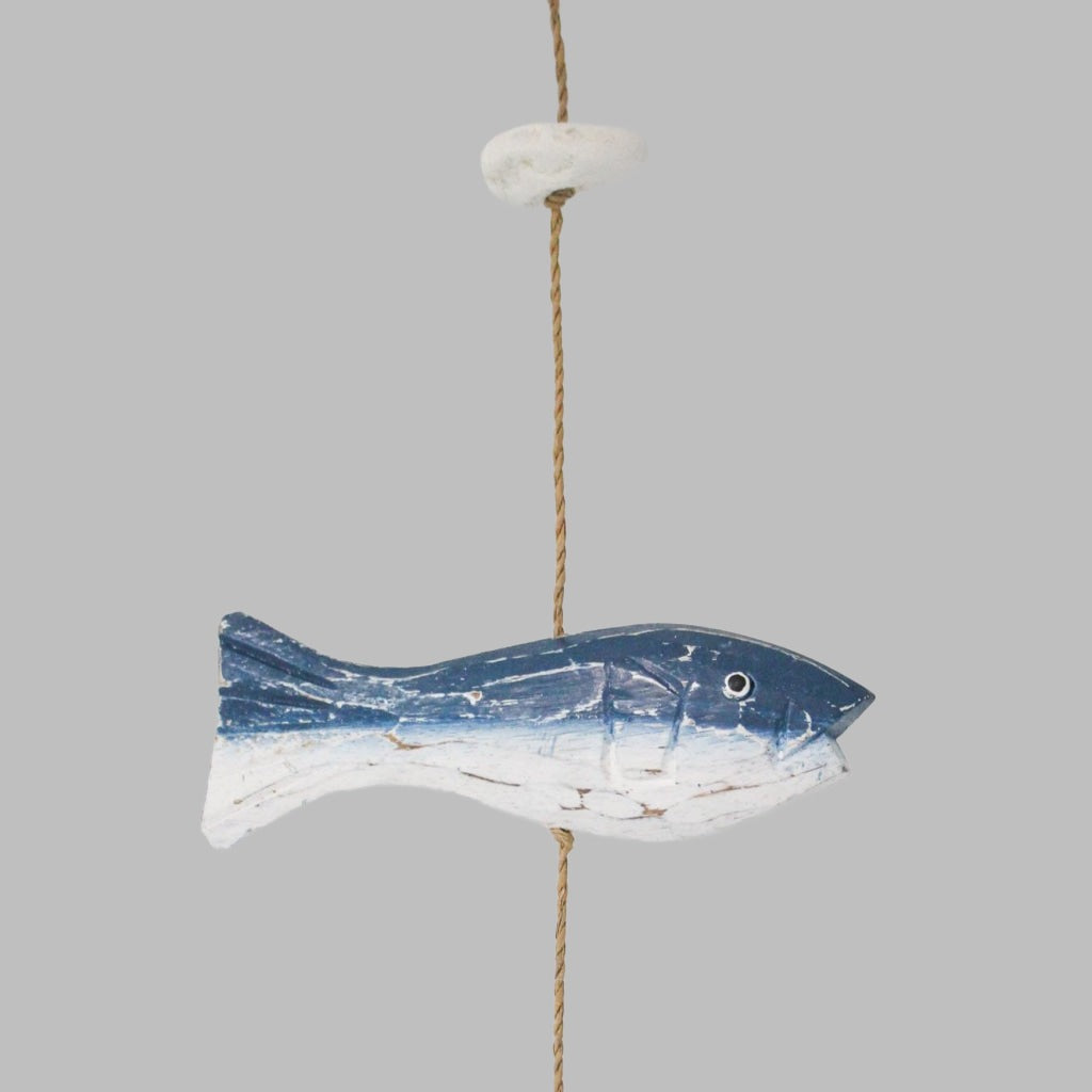 Wooden 3 Piece Hanger. Fish Design