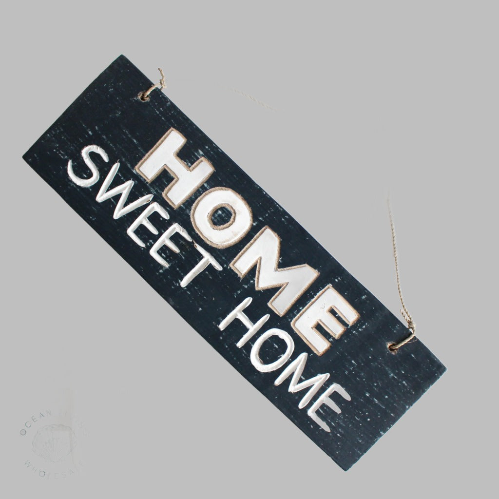 Wooden Sign (30Cm X 10Cm) Home Sweet Home