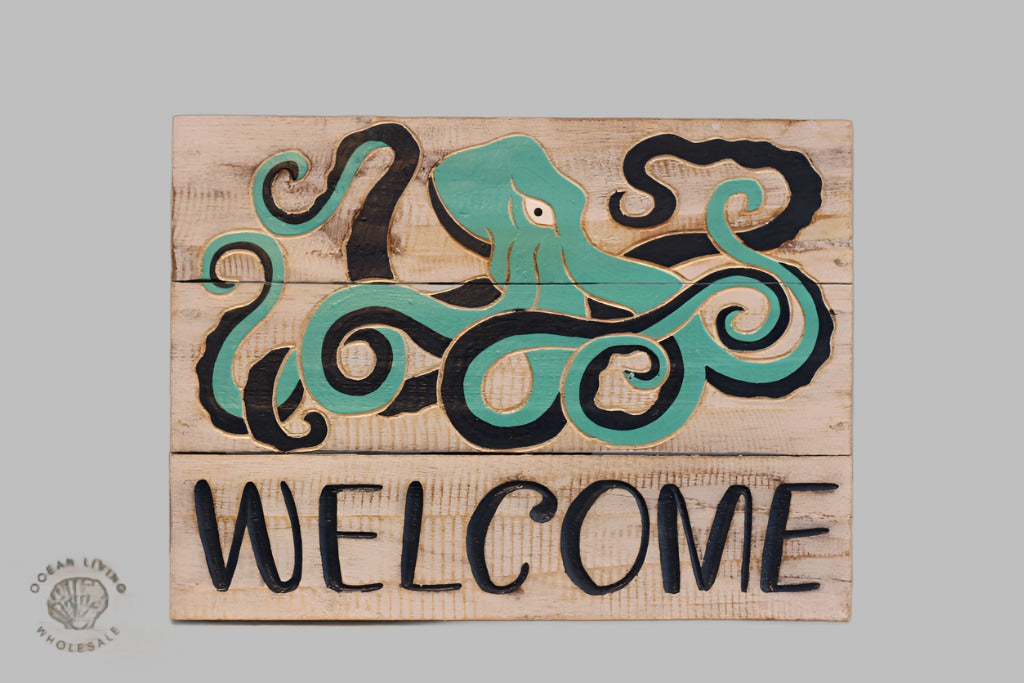 Wooden Sign: (40X30) New Welcome