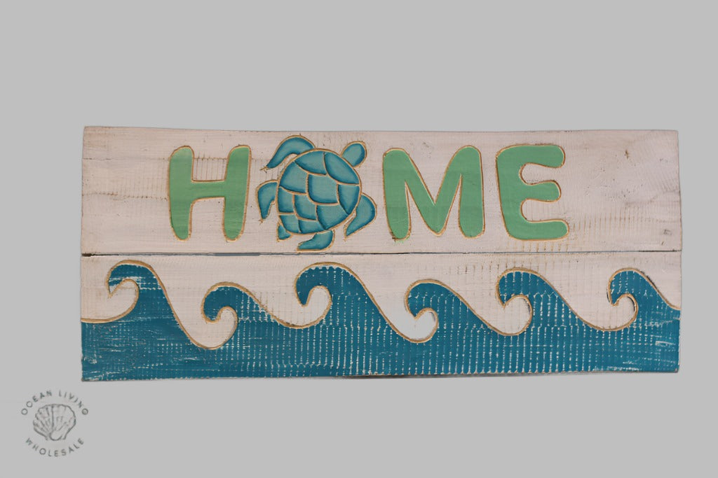 Wooden Sign: (50X20Cm) New Home